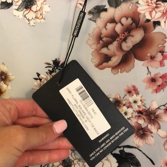 Pretty Little Thing: Floral Midi Dress 👗 *NEW* - Picture 5 of 8